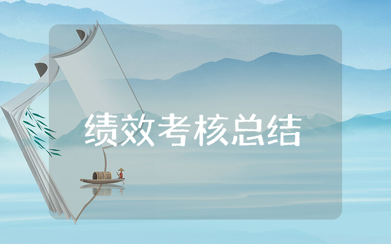 上半年绩效考核总结