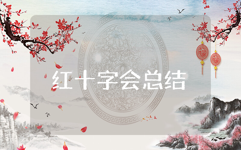 红十字会上半年总结