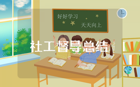 社工上半年督导总结精选 社工上半年督导工作总结报告