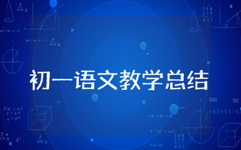 初一语文教学总结与反思范文大全 初一下学期语文教学总结及计划范文
