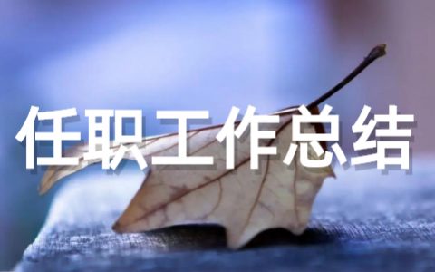 关于任现职以来工作总结范文 梳理个人任现职工作情况