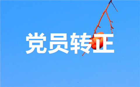 党员转正申请书模板范文(精选10篇)