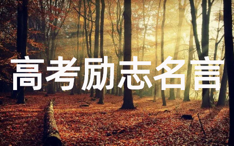 2025高考励志作文名言警句（精选118句）