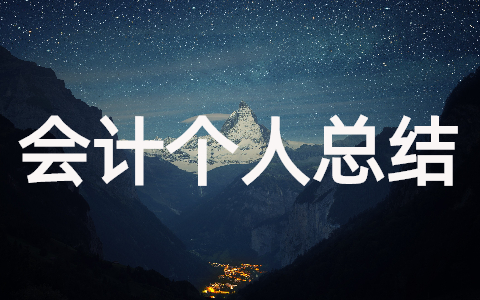 会计个人工作总结 会计岗位个人工作总结综述