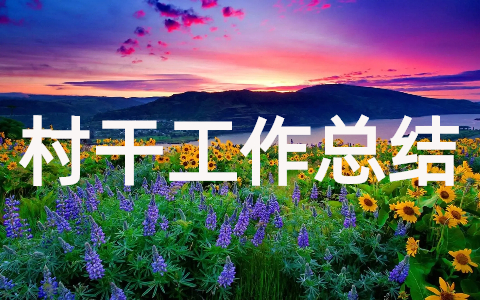 2025年村干部年终工作总结大全