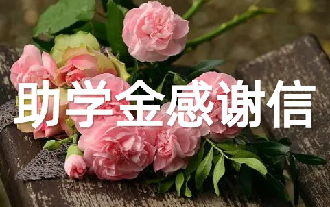 关于助学金感谢信范文(通用20篇)