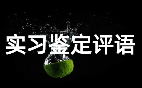 实习生的实习鉴定评语大全(精选70句)