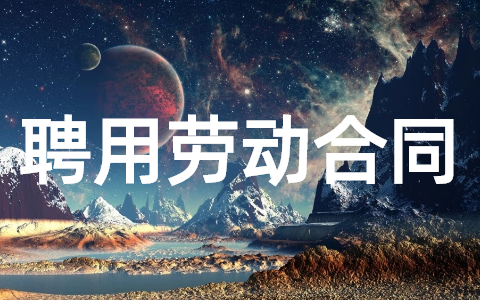 企业聘用员工劳动合同模板大全