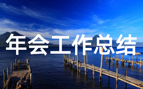 年会工作总结与计划范文大全(精选25篇)