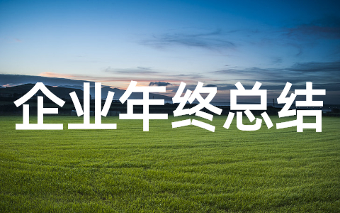 企业年终工作总结报告 最新企业年度总结范文
