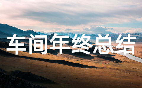 车间年终工作总结 2025年车间员工年度总结大全