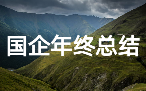 2025年国企年终工作总结 国企年终总结及下年计划