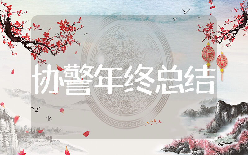 协警年终总结 辅警协警年度工作总结