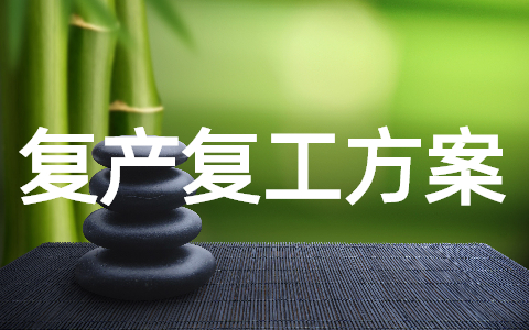 2025年疫情复产复工方案范文(精选22篇)