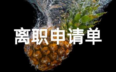 离职申请单格式模板范文大全(通用23篇)