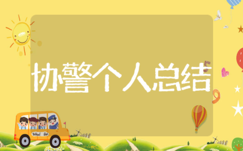 协警年终总结个人总结 个人年终总结辅警