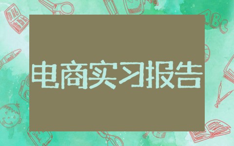 跨境电商实习报告 大学生电子商务实训总结