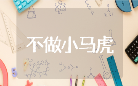 《不做小马虎》教学反思通用模板 《不做小马虎》一等奖优秀教案