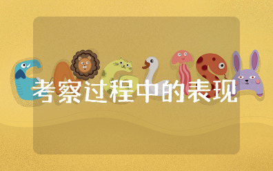 考察过程中的表现四个季度范文（精选11篇）