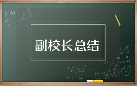 小学副校长工作总结精选范文 小学副校长工作情况汇报书大全