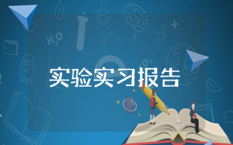 实验实习报告模板 实验报告实训小结