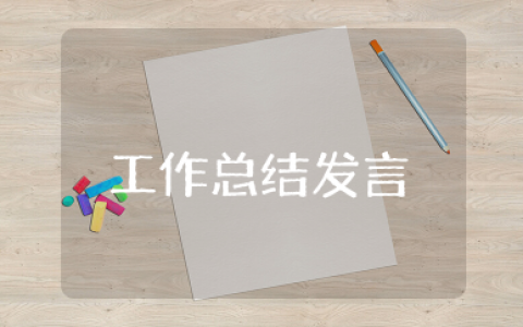 工作总结发言 个人工作总结模板范文