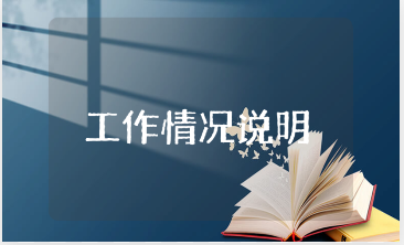 工作情况说明通用范文 工作情况进展汇报模板汇总