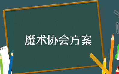 魔术协会传统文化节游园会方案 魔术协会活动策划方案模板范文