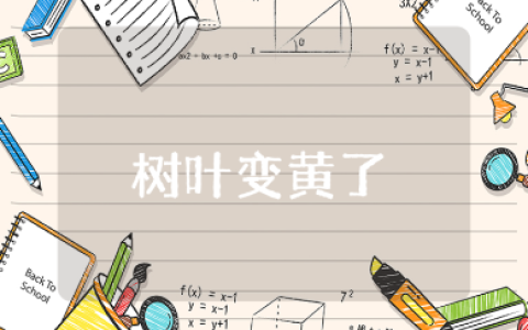 《树叶变黄了》幼儿园教案大全 《树叶变黄了》一等奖教学设计