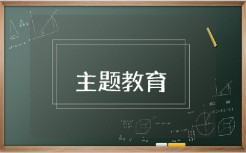 主题教育工作总结范文大全 主题教育活动总结报告合集