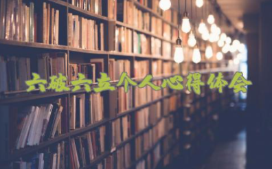 公安民警六破六立个人心得体会总结范文（10篇）