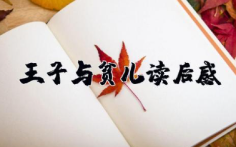 王子与贫儿读后感 王子与贫儿告诉我们的道理