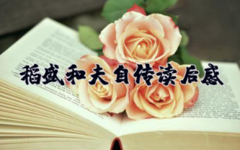 稻盛和夫自传读后感 最新稻盛和夫读书感悟