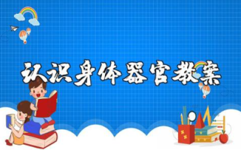 幼儿园大班认识身体器官教案及反思总结