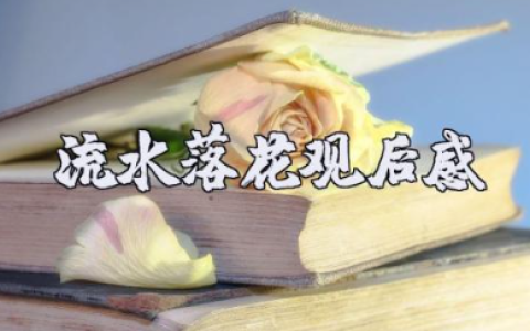 电影《流水落花》观后感范文
