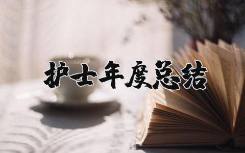 护士年度总结报告个人范文简短精辟