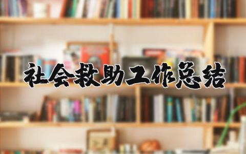 社会救助工作总结和下一步计划 社会救助工作情况汇报
