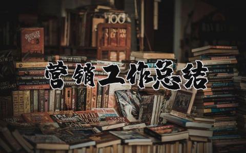 营销工作总结报告范文 个人营销工作总结及反思简短