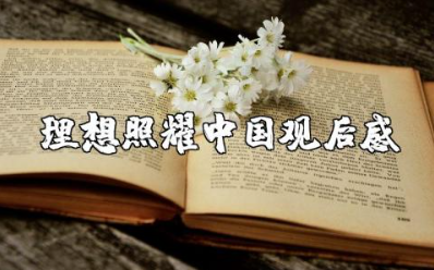 理想照耀中国观后感500字左右 《理想照耀中国》心得体会