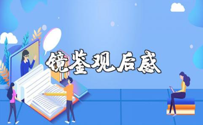 镜鉴2025年警示教育片观后感 观看警示教育片《镜鉴》心得体会