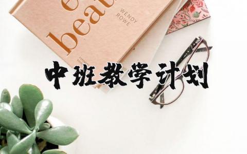 幼儿园中班教学计划表内容