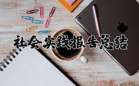 社会实践报告总结大全 社会实践总结感悟模板