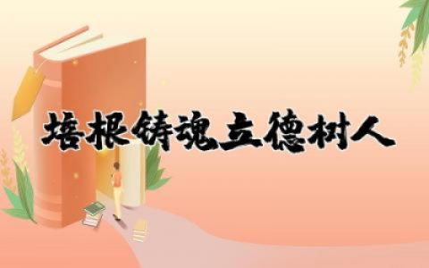 培根铸魂立德树人教师演讲稿范文精选汇总