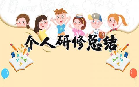 个人研修总结 2025研修心得体会800字