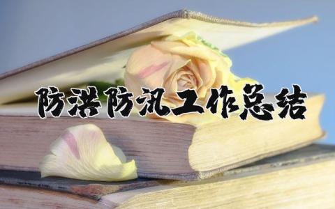 防洪防汛工作总结合集 防洪防汛工作报告汇总