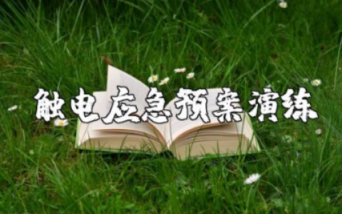 触电应急预案演练方案及演练过程精选范文