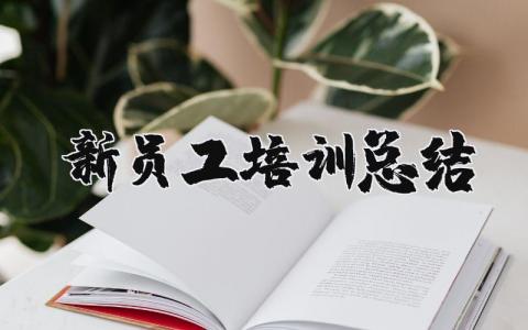 新员工培训总结范文 新员工培训学习总结感悟