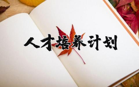 人才培养计划范文 人才培养实施方案模板汇总