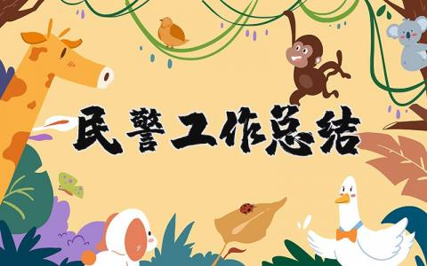 民警工作总结个人 警察履职尽责方面个人总结