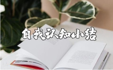 大学生职业生涯规划书的自我认知小结通用范文合集